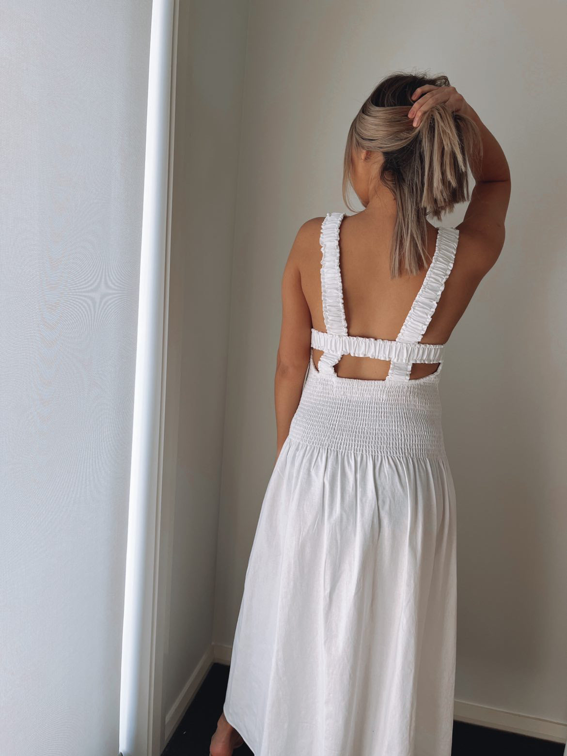 Panache Shirred Midi