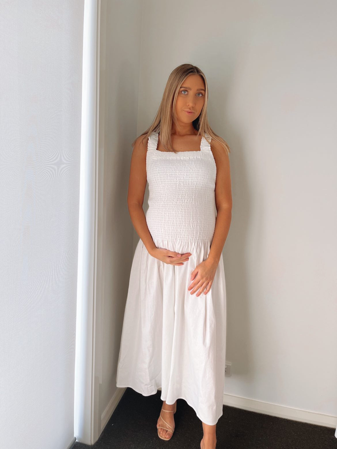 Panache Shirred Midi