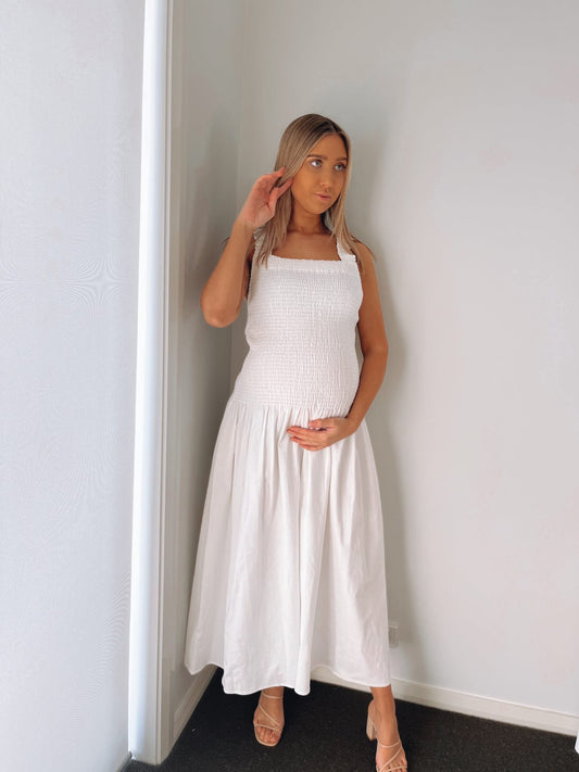 Panache Shirred Midi